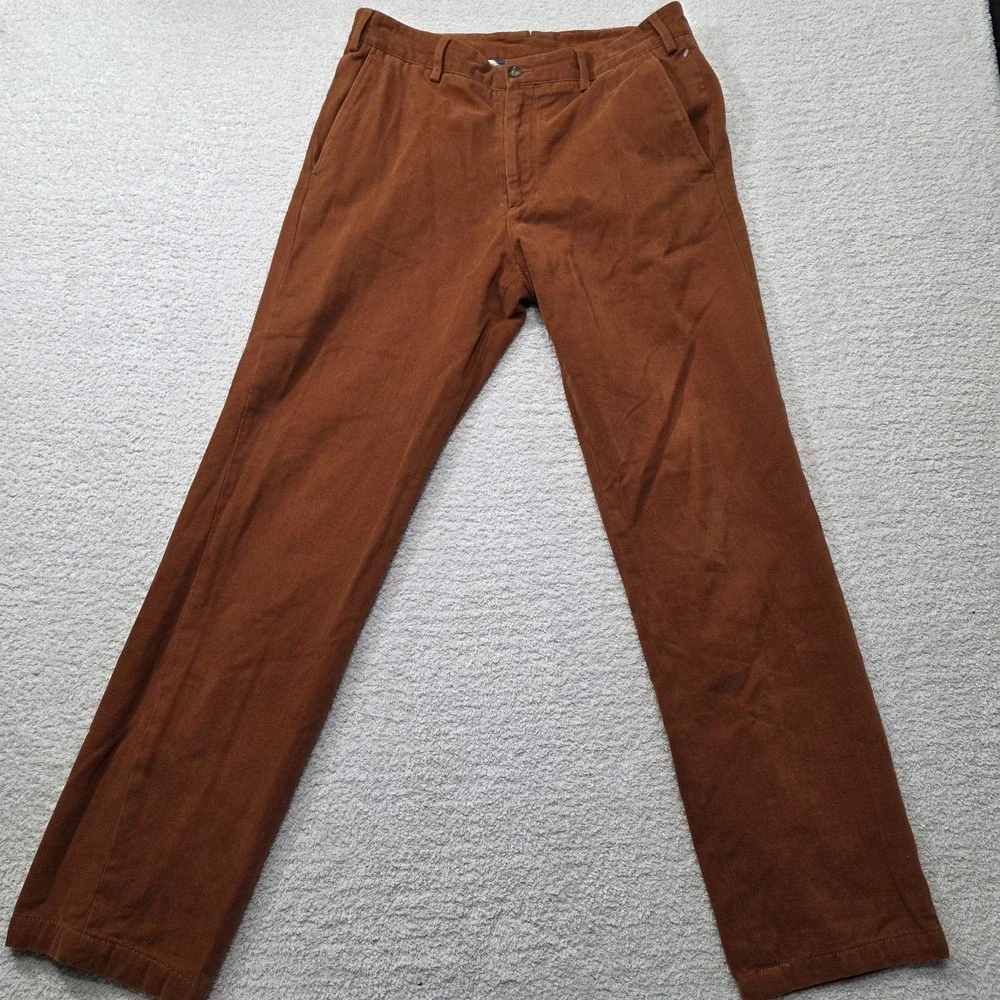 y2k‎ Paul & Shark Men's Corduroy Pants Brown Size 32x30 Regular Fit Straight Leg
